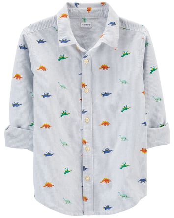 5 Carters Boys 4-8 Long Sleeve Button-up Shirt Red 5 Carters Boys 4-8 Long Sleeve Button-up Shirt Red